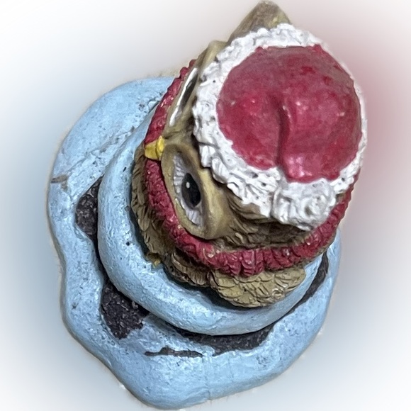 🍄Christmas Santa Owl Resin Fish Tank Aquarium Ornament Decor Holiday Winter Pet - Picture 5 of 8